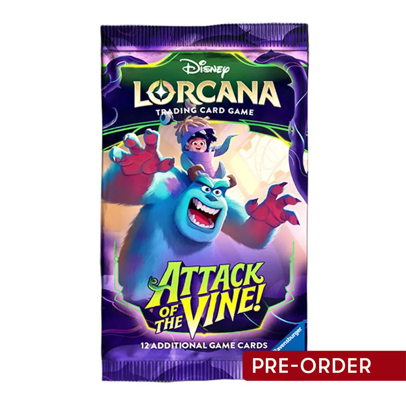 Disney Lorcana TCG Series 13 Attack of the Vine Single Booster Pack - Trading Card Games