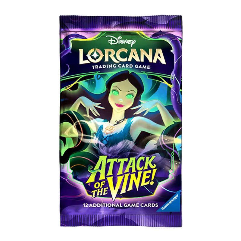 Disney Lorcana TCG Series 13 Attack of the Vine Single Booster Pack - Trading Card Games - 3