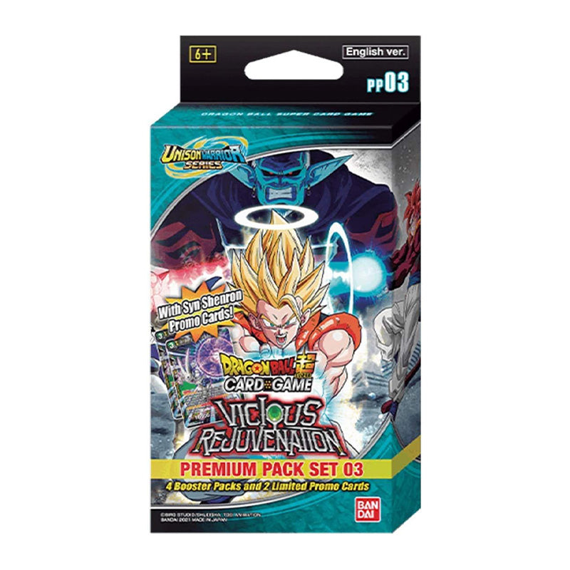 Dragon Ball Super PP03 Vicious Rejuvenation Premium Pack Set - Trading Card Games