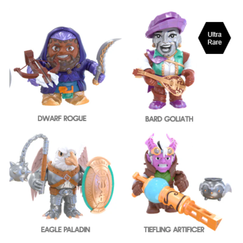 Dungeons & Dragons Questers Adventurers (Random Select) - Statues & Figures - 6