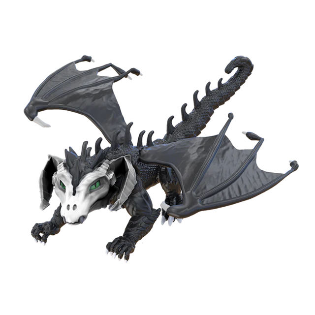 Dungeons & Dragons Questers Monsters Black Dragon - Statues & Figures - 2