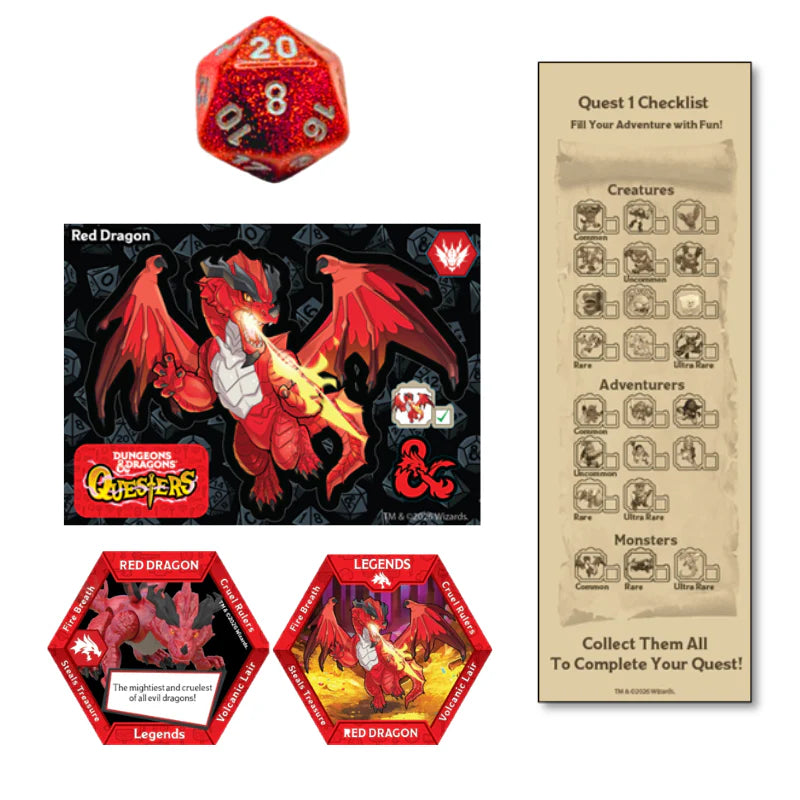 Dungeons & Dragons Questers Monsters Red Dragon - Statues & Figures - 4
