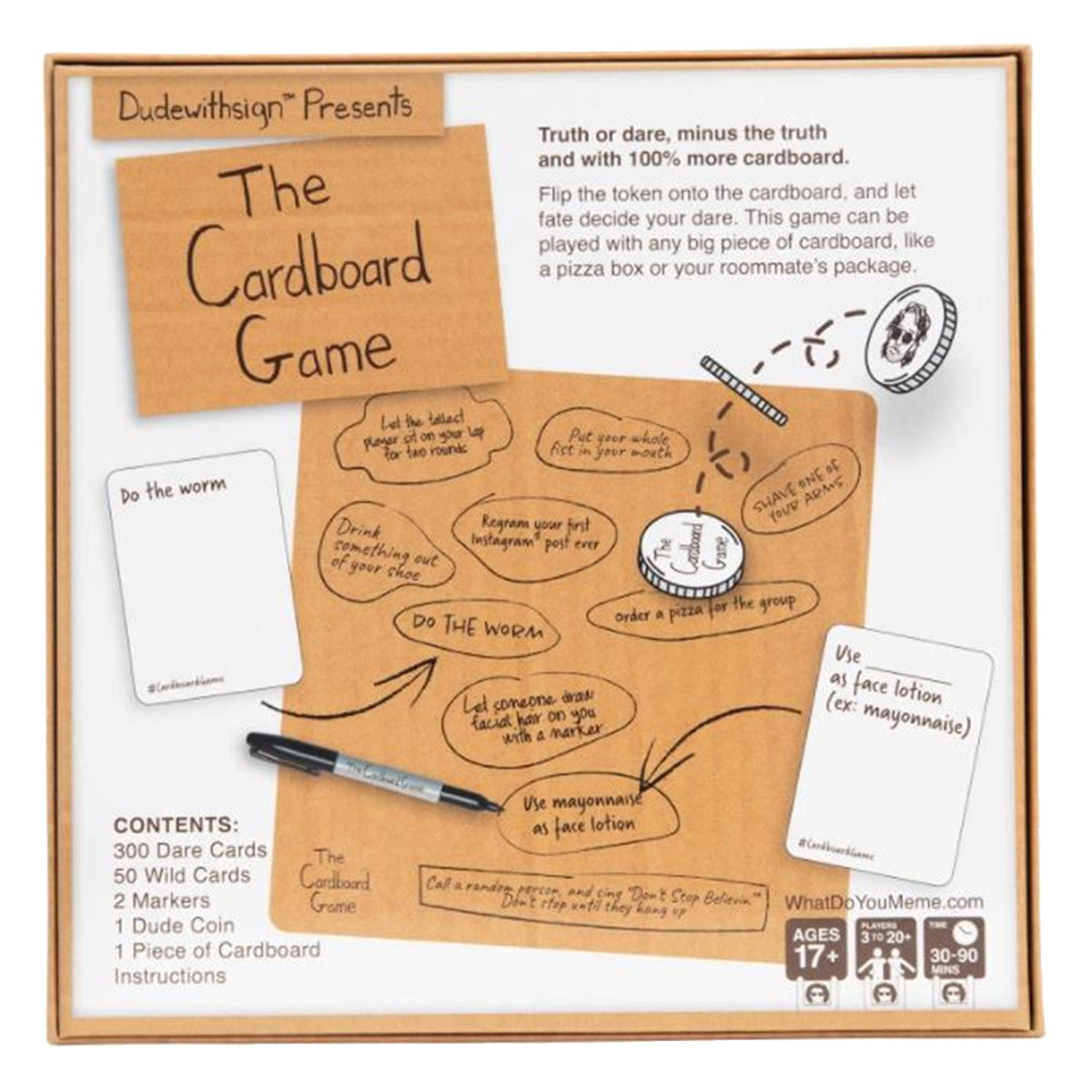 Dudewithsign Presents The Cardboard Game - Board Games - 2