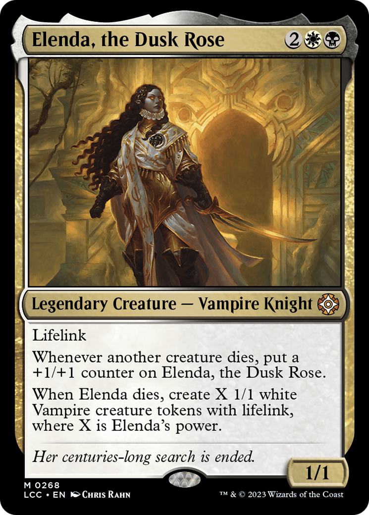 Elenda, the Dusk Rose (LCC-268) - The Lost Caverns of Ixalan Commander - Magic The Gathering - Single Cards