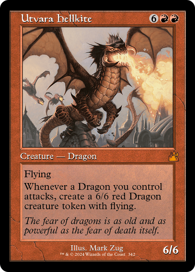 Utvara Hellkite (Retro Frame) (RVR-342) - Ravnica Remastered - Magic The Gathering - Single Cards