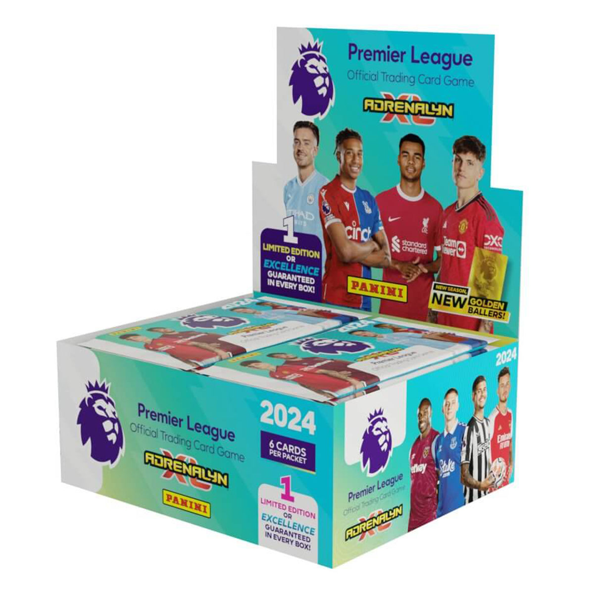 PANINI Adrenalyn 2023/2024 EPL Soccer Cards Box - Sports Cards