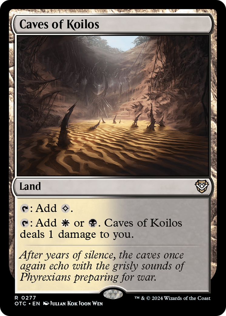 Caves of Koilos (OTC-277) - Outlaws of Thunder Junction Commander - Magic The Gathering - Single Cards