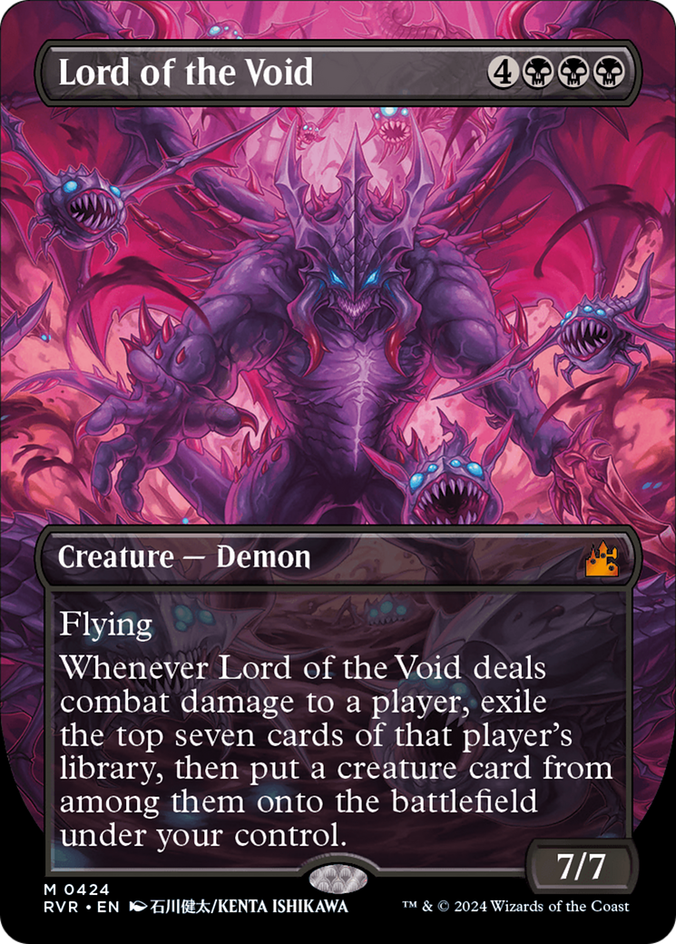 Lord of the Void (Anime Borderless) (RVR-424) - Ravnica Remastered - Magic The Gathering - Single Cards