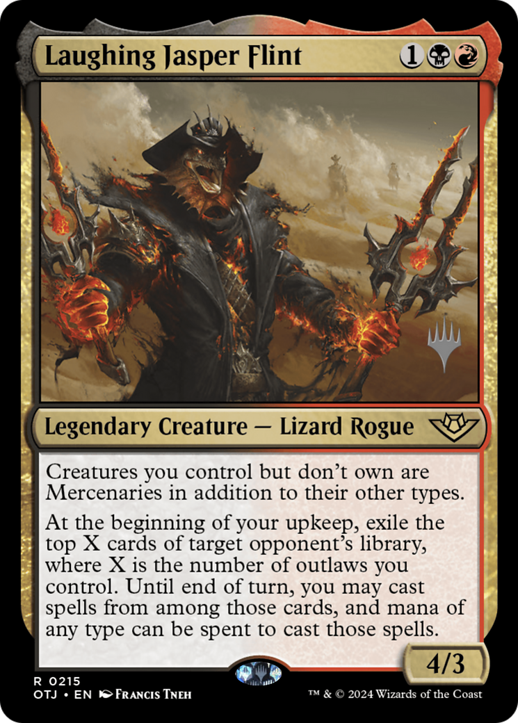 FOIL Laughing Jasper Flint (PPOTJ-215P) - Outlaws of Thunder Junction Promos - Magic The Gathering - Single Cards