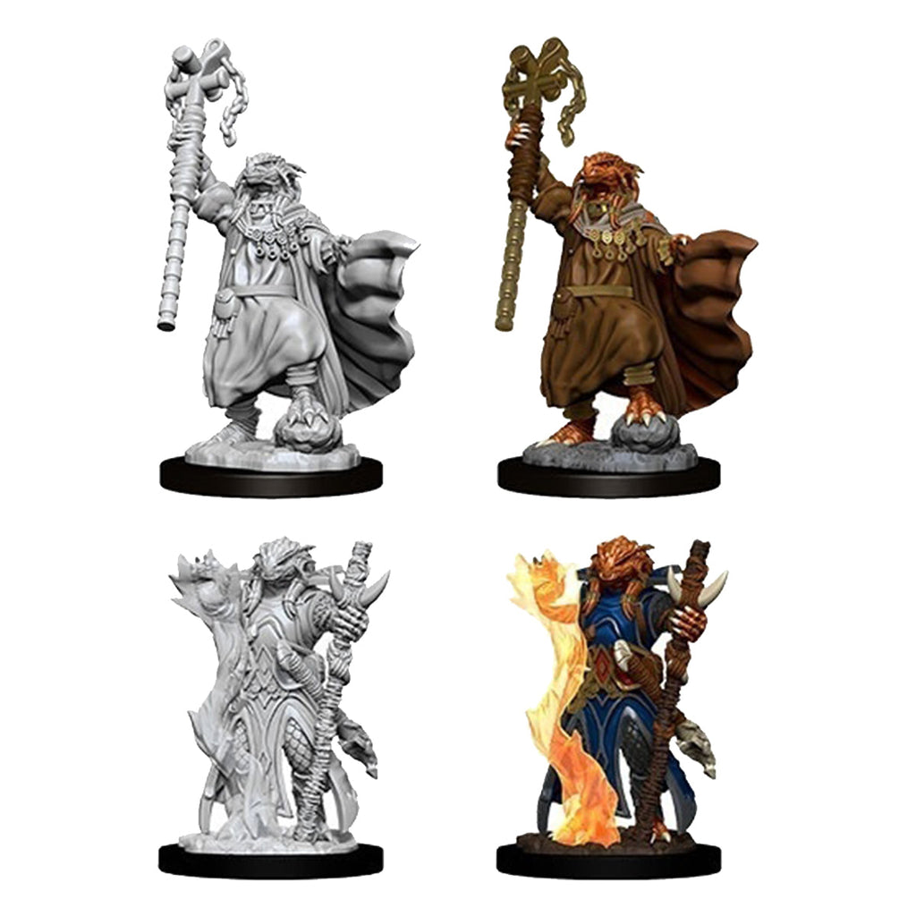 D&D Nolzurs Marvelous Unpainted Miniatures Female Dragonborn Sorcerer - Miniatures - 4