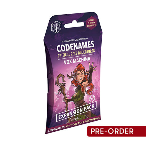 Codenames Critical Role Adventures Vox Machina Expansion Pack - Board Games