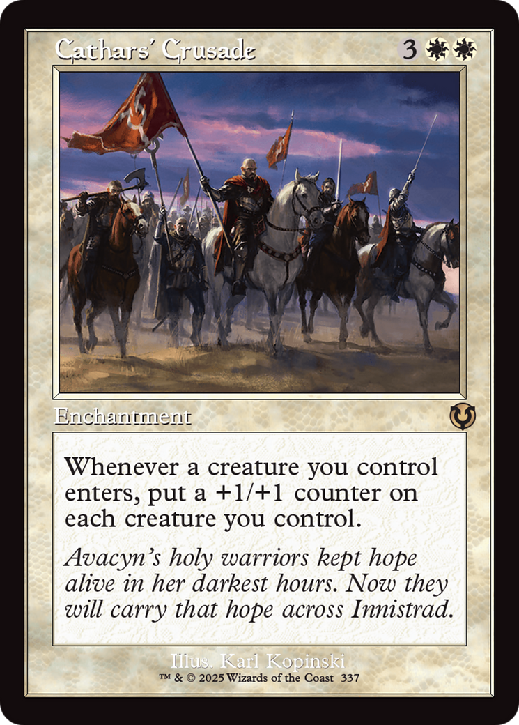 Cathars' Crusade (INR-337) - Innistrad Remastered - Magic The Gathering - Single Cards