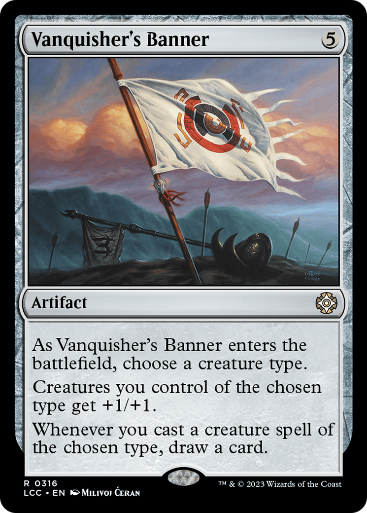 Vanquisher's Banner (LCC-316) - The Lost Caverns of Ixalan Commander - Magic The Gathering - Single Cards