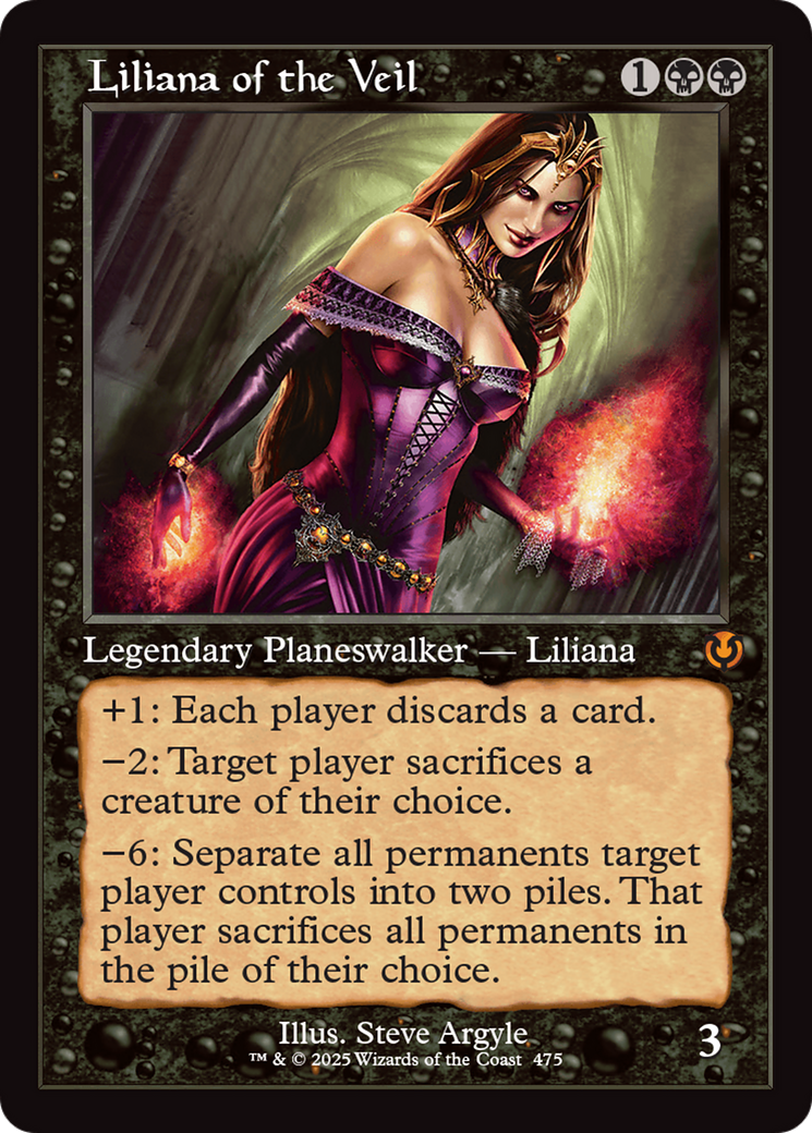 Liliana of the Veil (INR-475) - Innistrad Remastered - Magic The Gathering - Single Cards