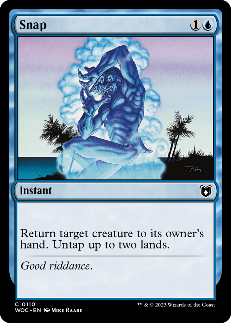 Snap (WOC-110) - Wilds of Eldraine Commander - Magic The Gathering - Single Cards