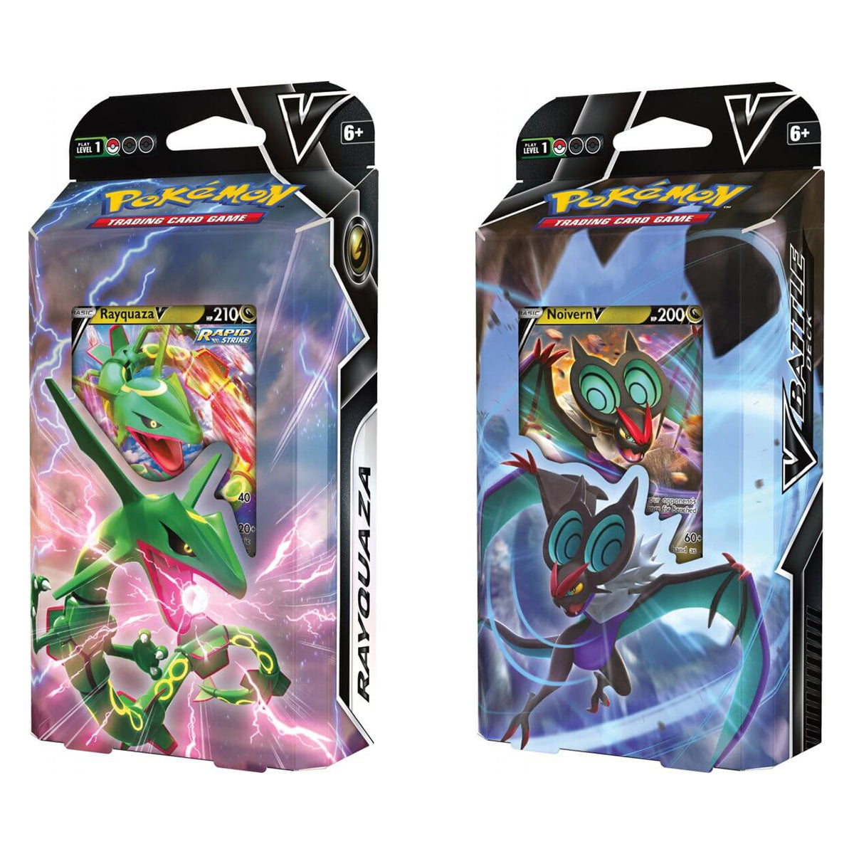 POKEMON Rayquaza & Noivern V Battle Decks (Pair) - Trading Card Games