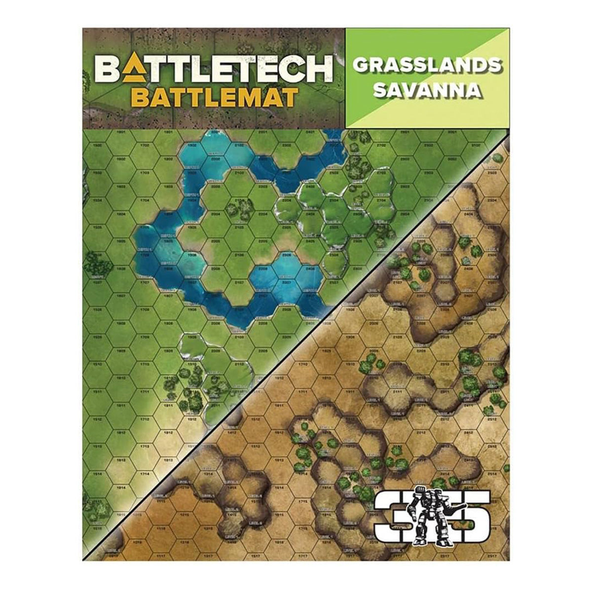 BattleTech Battle Mat - Grasslands Savanna - Playmats