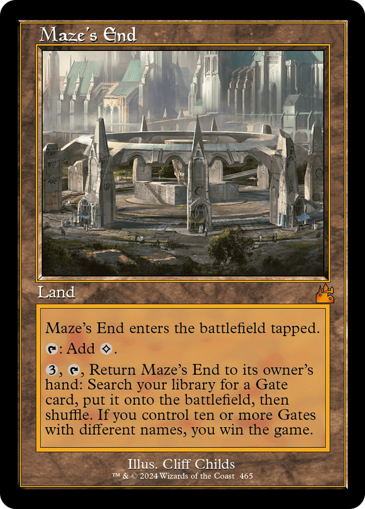 FOIL Maze's End (Retro Frame) (RVR-465) - Ravnica Remastered - Magic The Gathering - Single Cards