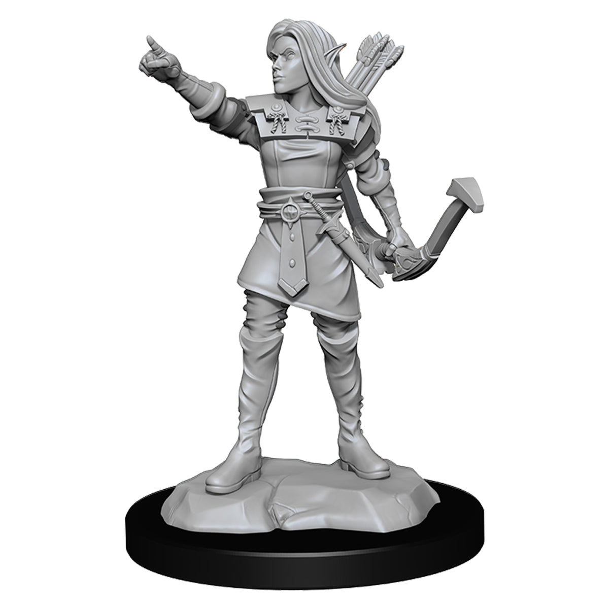 D&D Nolzurs Marvelous Unpainted Miniatures Elf Female Ranger - Miniatures