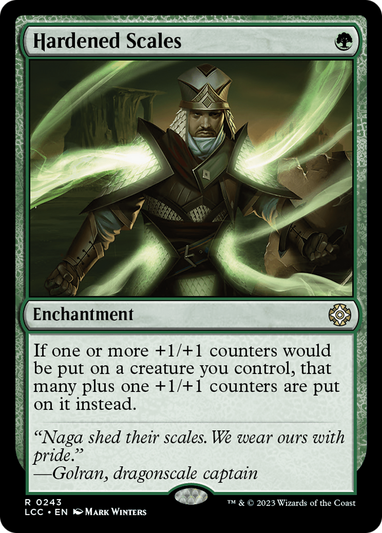 Hardened Scales (LCC-243) - The Lost Caverns of Ixalan Commander - Magic The Gathering - Single Cards