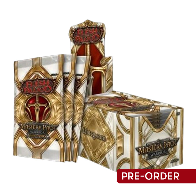 Flesh and Blood Mastery Warrior Pack Booster Box - Trading Card Games