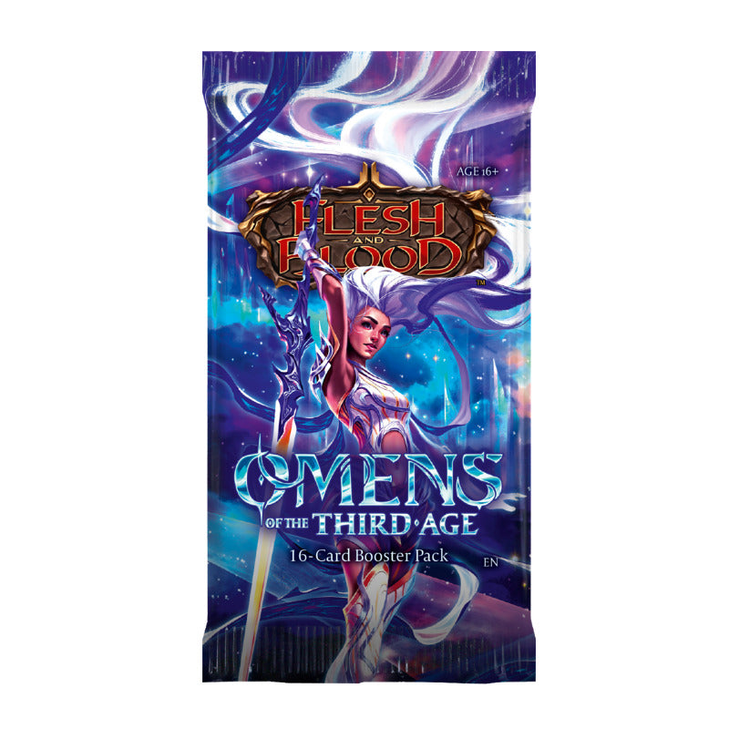 Flesh and Blood Omens of the Third Age Single Booster Pack - Trading Card Games - 4