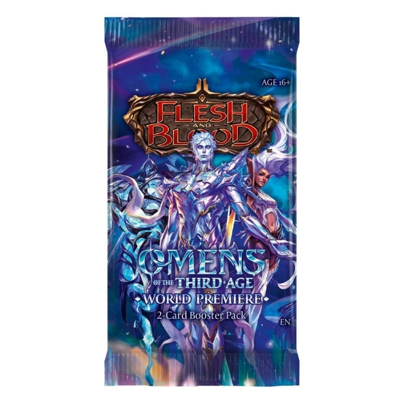Flesh and Blood Omens of the Third Age Single Booster Pack - Trading Card Games - 2