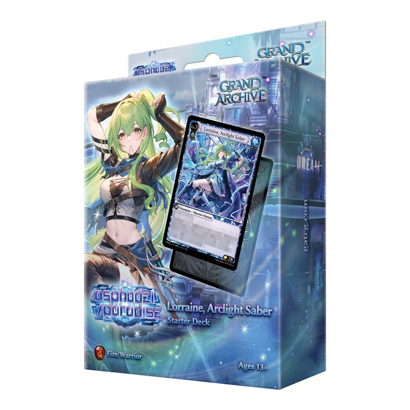 Grand Archive TCG .asphodel/paradise Starter Deck Lorraine Arclight Saber - Trading Card Games - 2