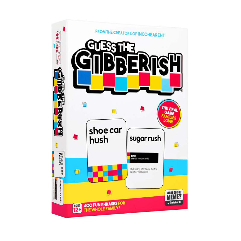 Guess The Gibberish (Incohearent Family Edition) - Board Games