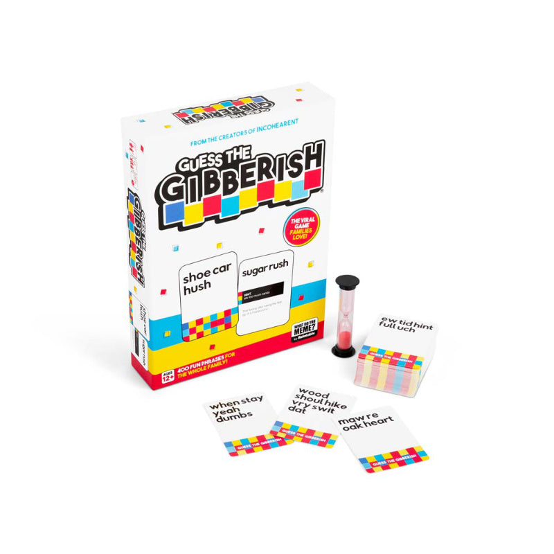 Guess The Gibberish (Incohearent Family Edition) - Board Games - 2