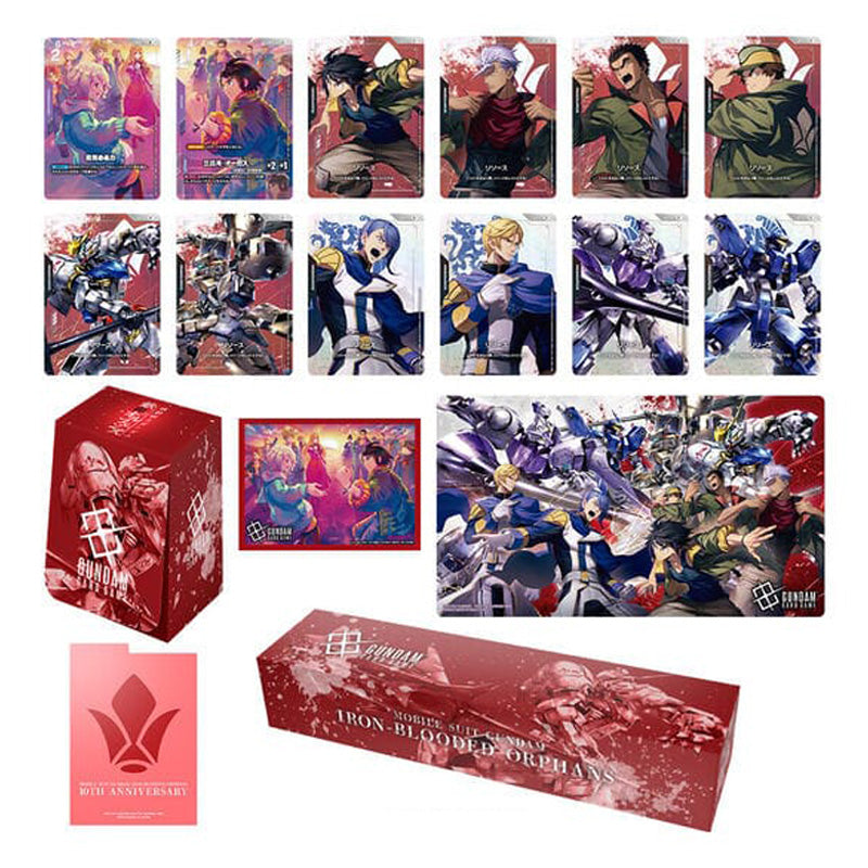 Gundam TCG Premium Accessory Set Mobile Suit Gundam IRON-BLOODED ORPHANS PB02 Japanese - Trading Card Games