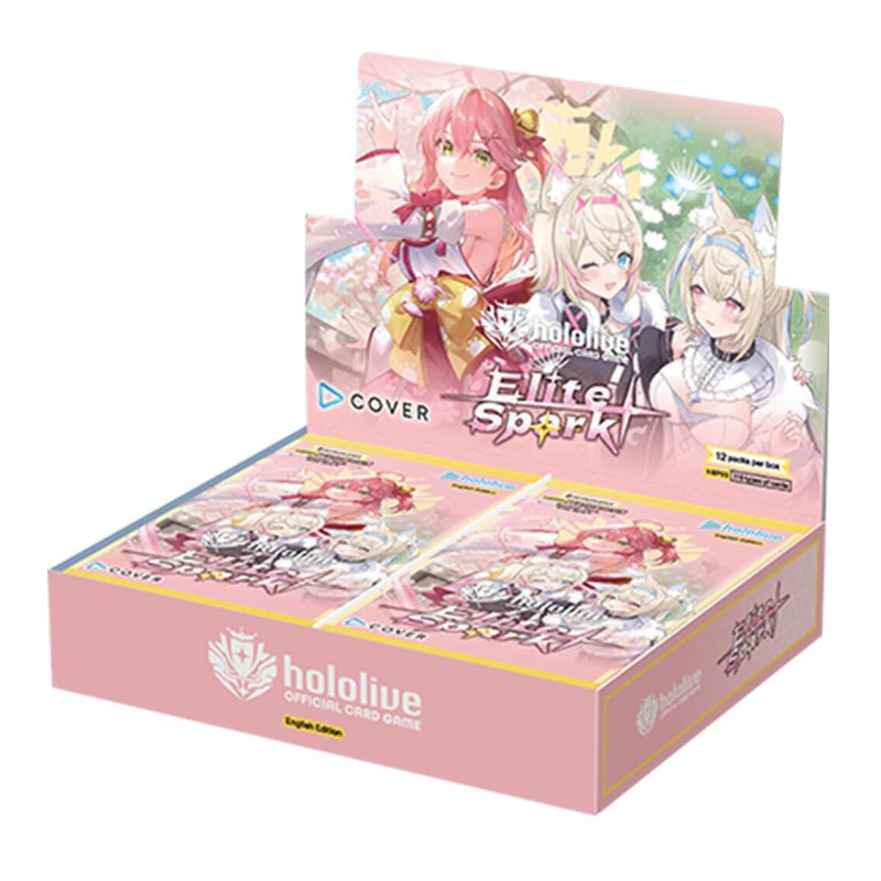 hololive OFFICIAL CARD GAME hBP03e Elite Spark Booster Box - Trading Card Games