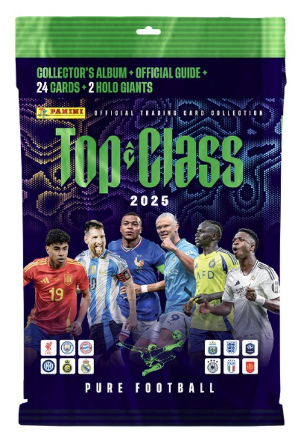 PANINI Top Class Soccer 2025 Trading Cards - Starter Pack - Sports Cards