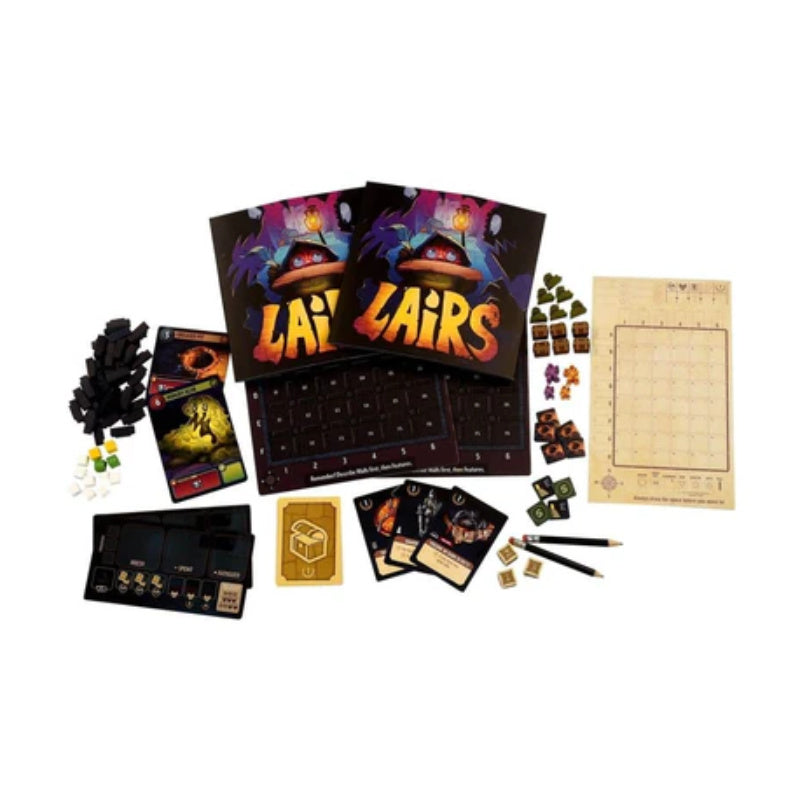 Kickstarter Lairs Deluxe + Deepest Dungeon + Box 0 - Board Games - 6