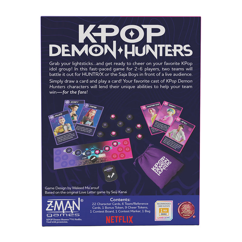 KPOP Demon Hunters Battle for the Spotlight (A Love Letter Game) - Board Games - 4