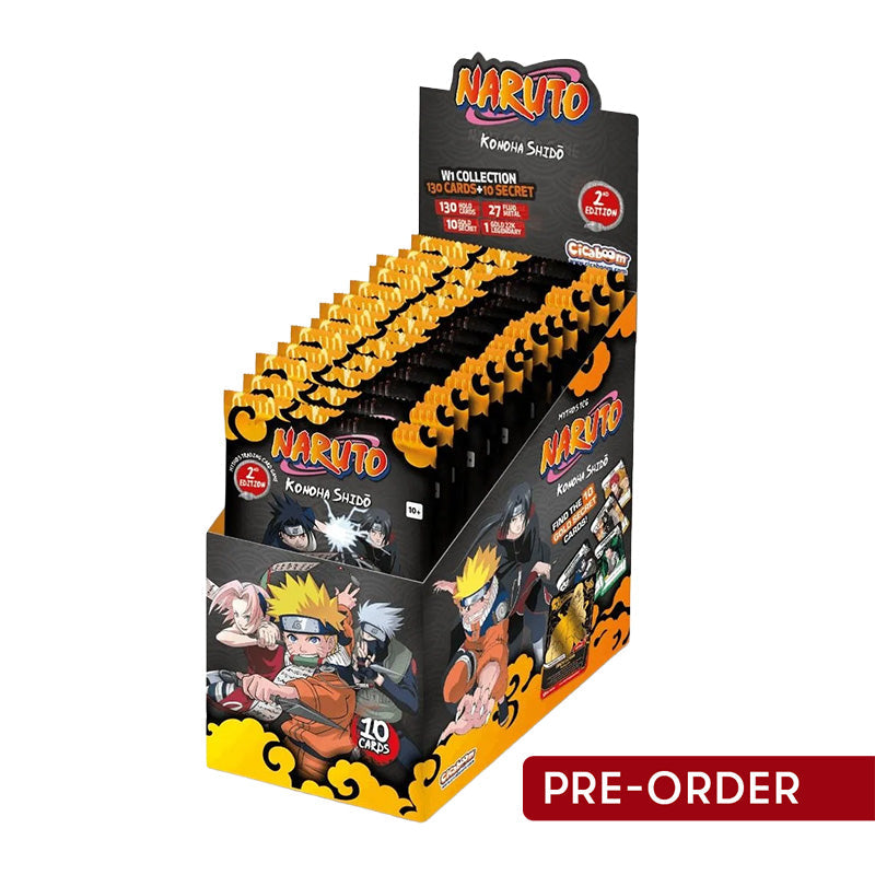 Naruto Mythos TCG Konoha Shido Booster Box 2nd Edition - Trading Card Games