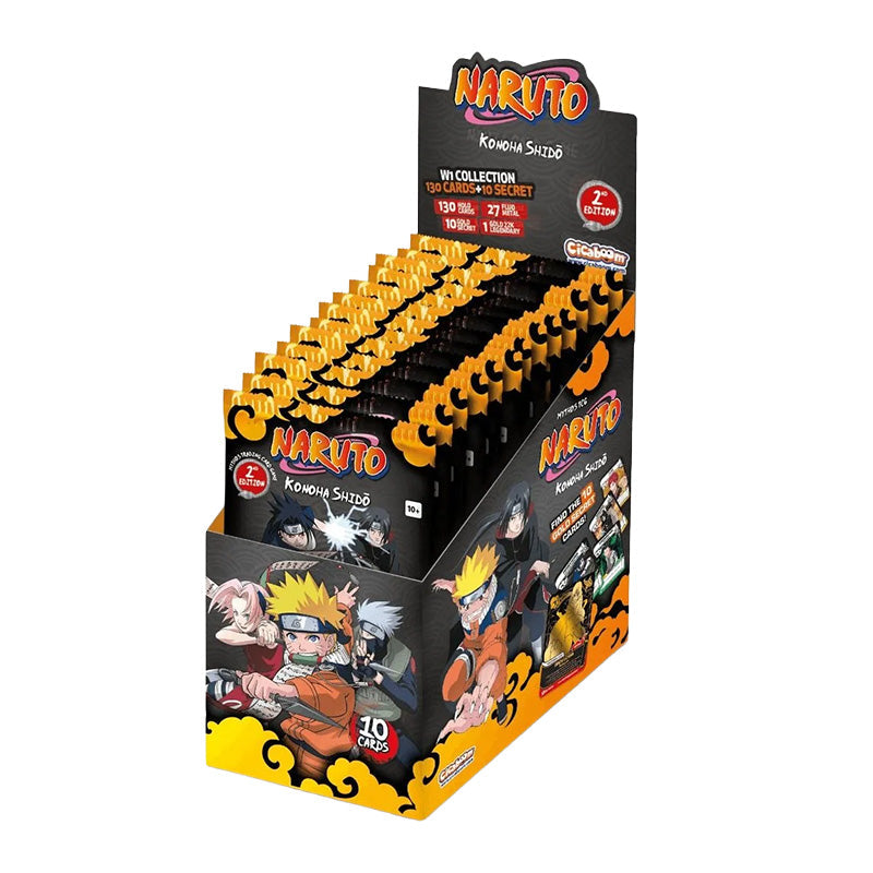 Naruto Mythos TCG Konoha Shido Booster Box 2nd Edition - Trading Card Games - 2