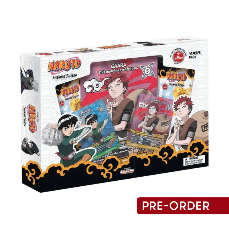 Naruto Mythos TCG Shinobi Shiren Gaara vs Rock Lee Starter Deck 1st Edition - Trading Card Games