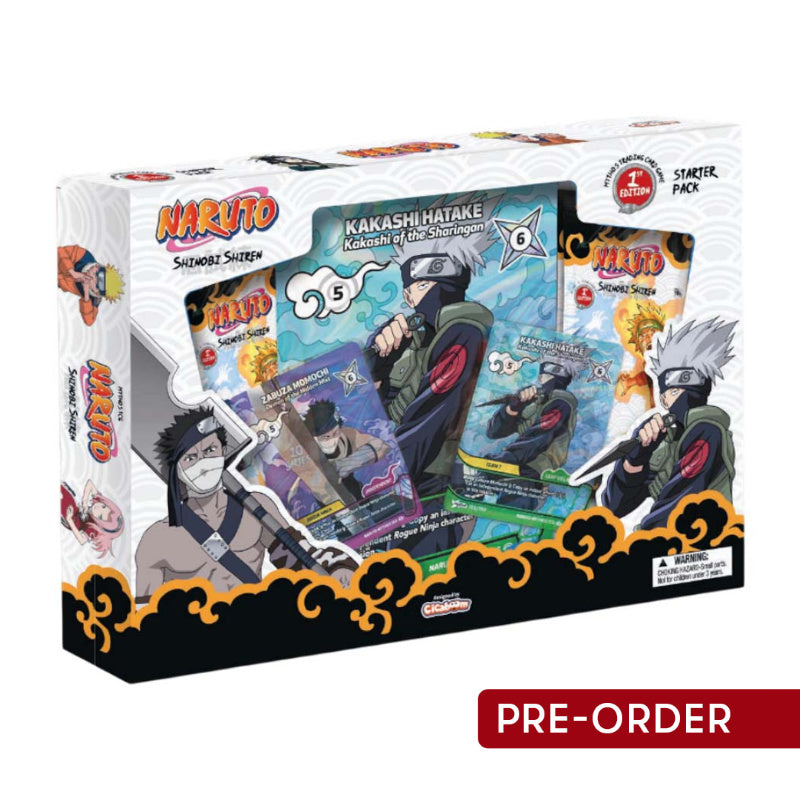Naruto Mythos TCG Shinobi Shiren Kakashi vs Zabuza Starter Deck 1st Edition - Trading Card Games