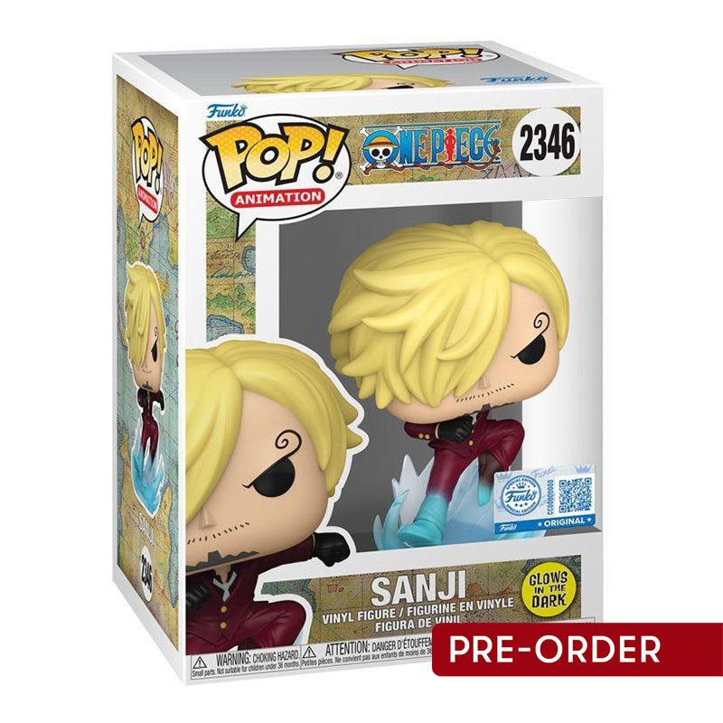 One Piece - Sanji (Ifrit Jambe) Glow Pop! Vinyl - Statues & Figures