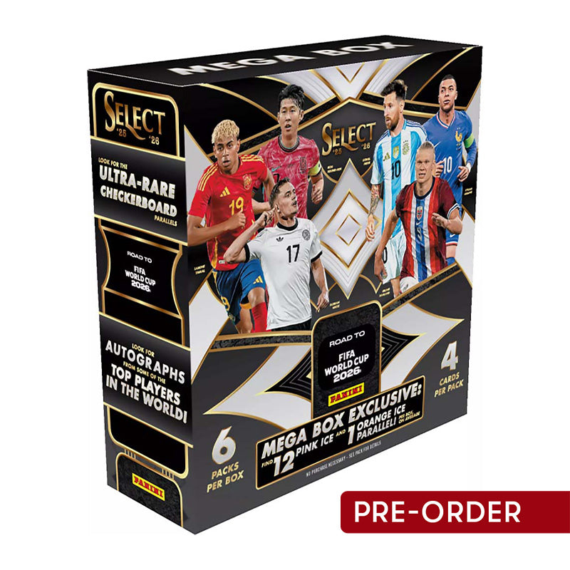 Panini Select Road to World Cup Soccer 2026 Mega Box - Sports Cards