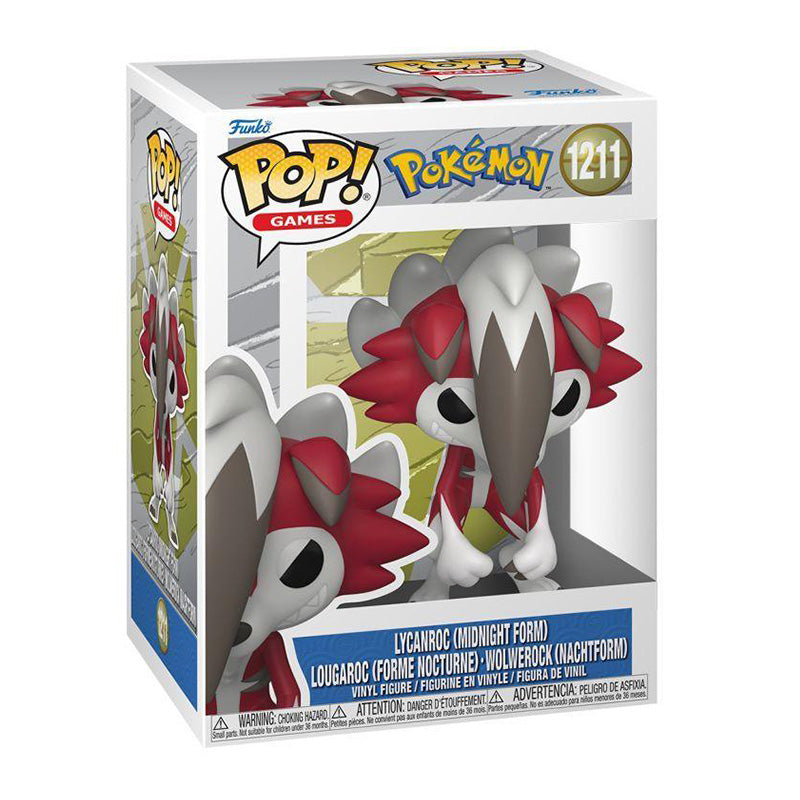 Pokemon - Lycanroc (Midnight Form) Pop! Vinyl - Statues & Figures - 2