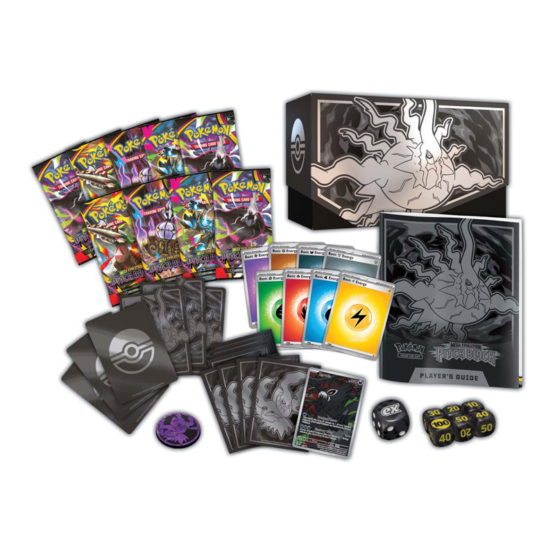 Pokemon TCG Mega Evolution Pitch Black Elite Trainer Box - Trading Card Games - 6