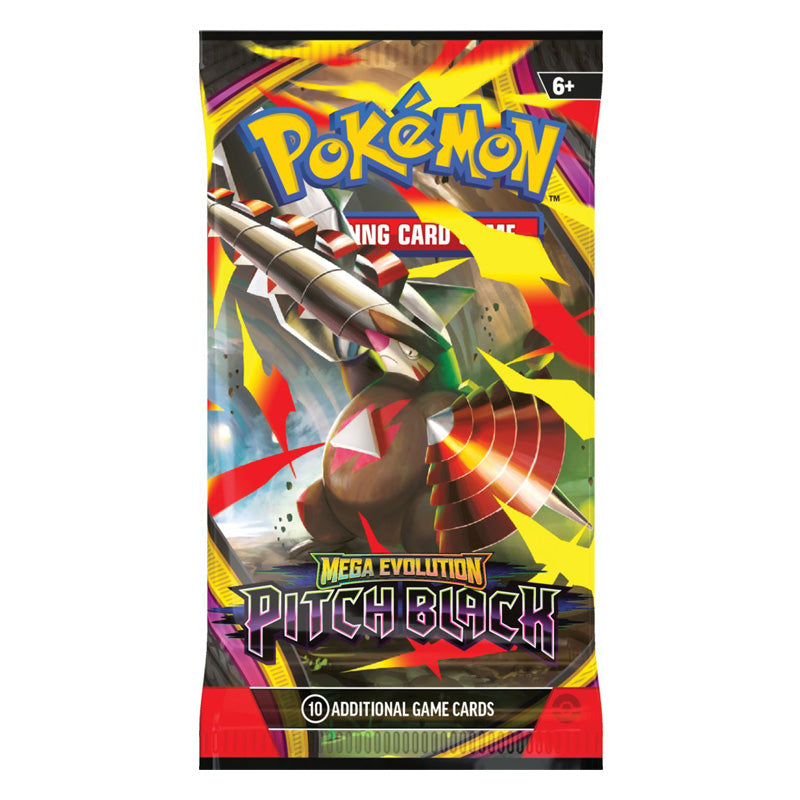 Pokemon TCG Mega Evolution Pitch Black Single Booster Pack - Trading Card Games - 5