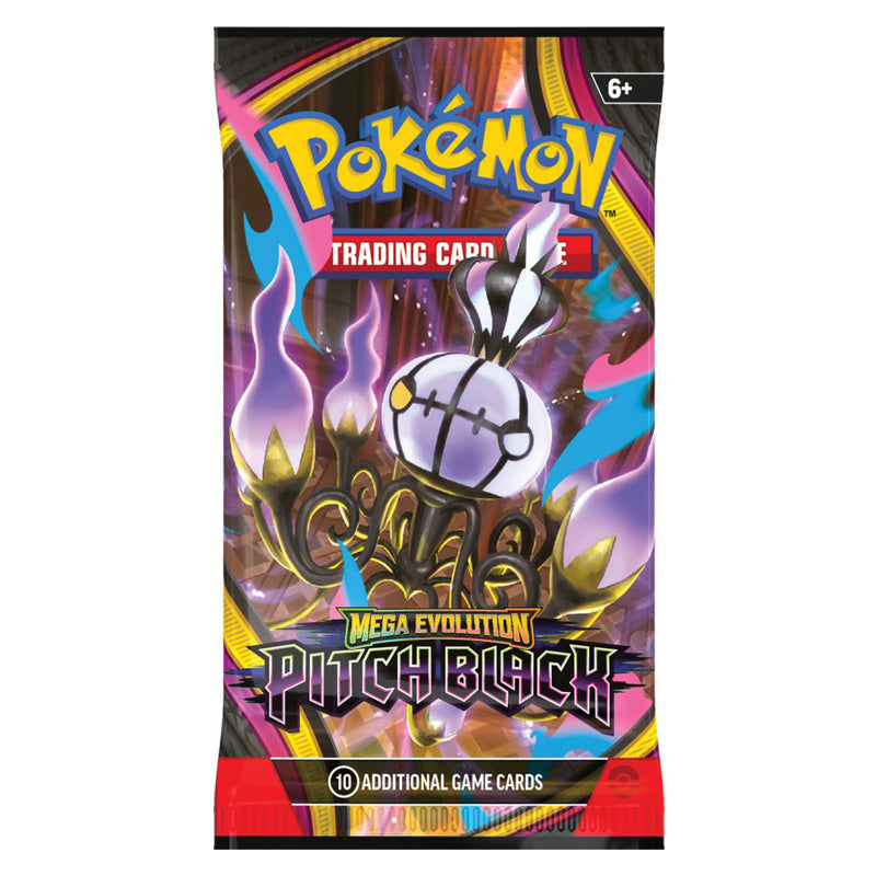 Pokemon TCG Mega Evolution Pitch Black Single Booster Pack - Trading Card Games - 3