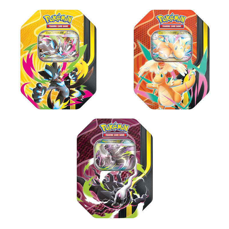 Pokemon TCG Mega Forces Tin (Set of 3) - Trading Card Games - 2