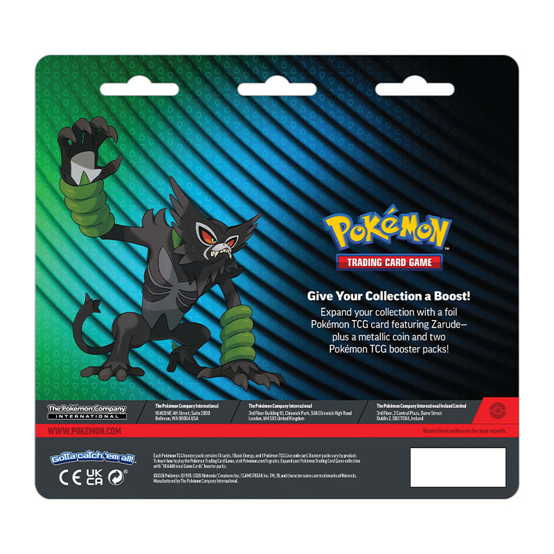 Pokemon TCG Zarude 2-Pack Blister - Trading Card Games - 3