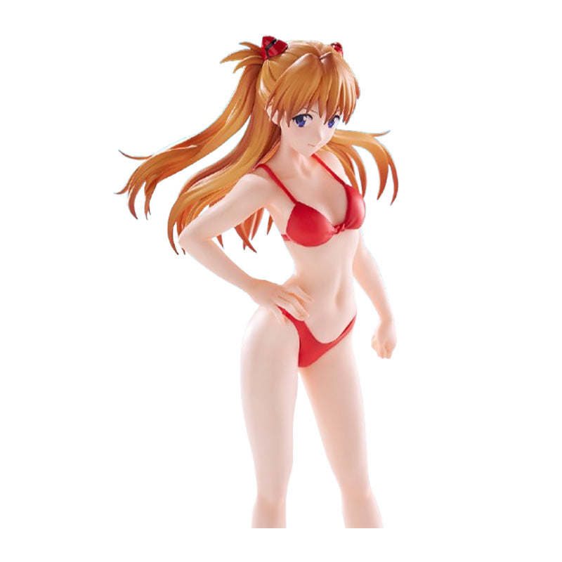 Rebuild of Evangelion POP UP PARADE Beach Queens Asuka Shikinami Langley Bikini Style L Size - Statues & Figures - 5