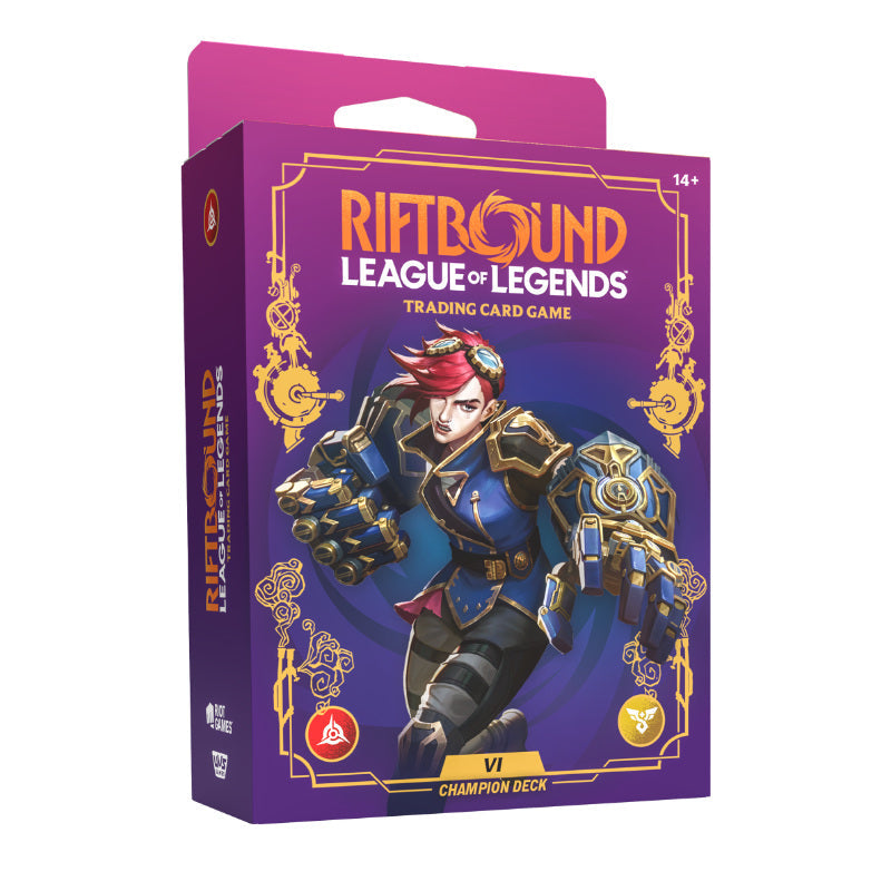 Riftbound League of Legends TCG Unleashed Vi Champion Deck - Trading Card Games - 2