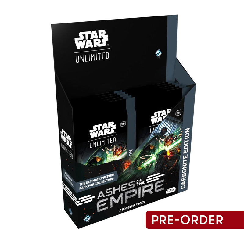 Star Wars Unlimited Ashes of the Empire Carbonite Booster Box - Trading Card Games